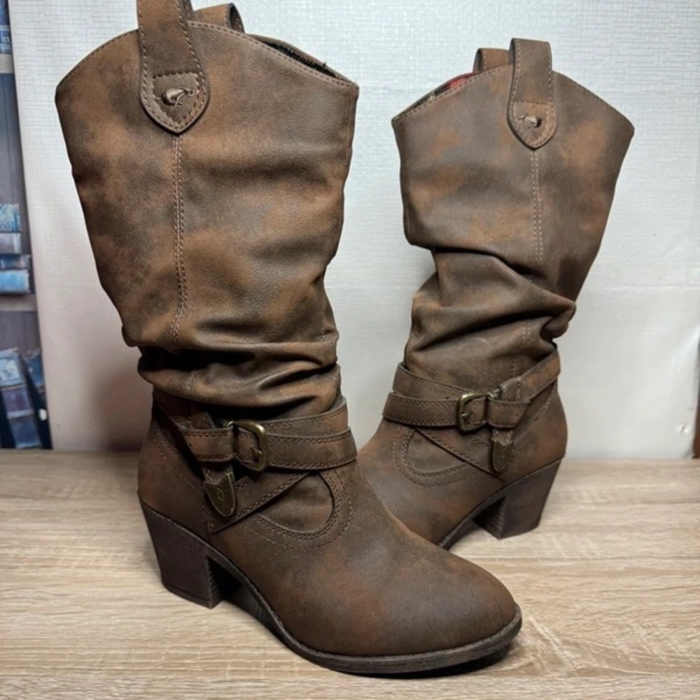 Rocket Dog Brown Heeled Boots